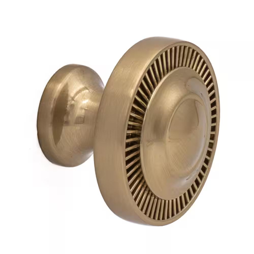 Minted 1-1/2 In. (38 Mm) Satin Brass round Cabinet Knob