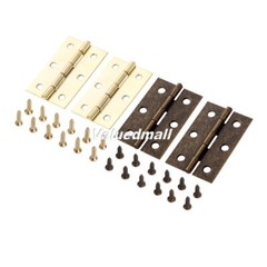 60*37mm Home Use Door Cabinet Hinges Wardrobe Jewelry Box Suitcase Hinge &Screw