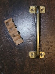 Vintage Amerock Sash Lift Window Handle 228-1 Brass tone