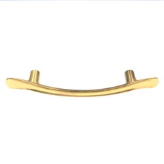 Vintage Amerock Modern Polished Brass 3″cc Cabinet Arch Pull Handle BP102-3