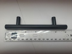 15 Matte Black handles Approximately 6″ long 3 9/16″ center to center