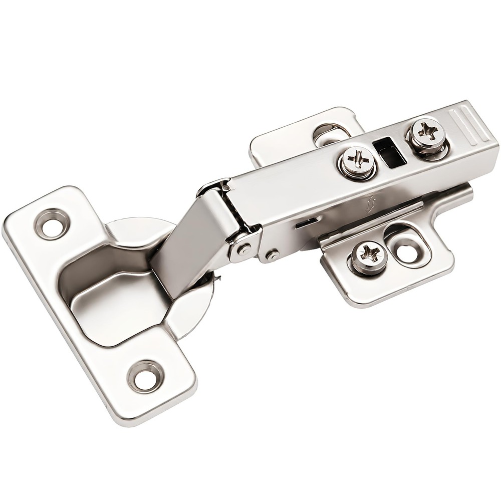 Berta 40-Pack Full Overlay Frameless Soft-Close 40 Pieces, Nickel Plated