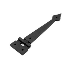 Renovators Supply Manufacturing Black Wrought Iron Strap Pack of 1,