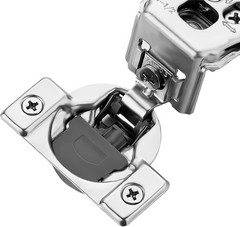 Ravinte 22 Pack 1-1/2″ Overlay Soft Close Cabinet Hinges Satin Nickel – READ