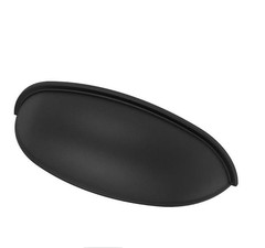 Liberty PN1053C-FB Matte Black 2 1/2″ & 3″ Cup Style Cabinet Drawer Pull