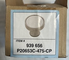 24- Martha Stewart 1.06 in 27mm Bedford Nickel Round Cabinet Knob P20653C 475 CP