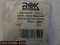 Qty =10: Rok Hardware Metal Soft Close for Cabinet Doors SCD101