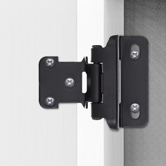 1/2″ Overlay Semi Partial Wrap Kitchen Cabinet Cupboard Hinges Self Closing Lot