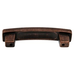 Amerock Forgings Rustic Bronze 3″cc Stylish Handle Pull BP4428-RBZ