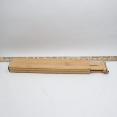 (2-Pk) Sliding Cabinet Drawer Bamboo 17″
