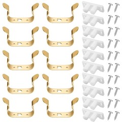 Otoolling 10 Pack Rv Cabinet Latch Barrel Catches with Metal Clips, Double Ba…