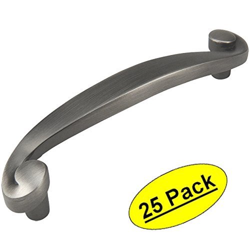 *25 Pack* Cosmas Cabinet Hardware Antique Silver Swirl Handles Pulls #776AS