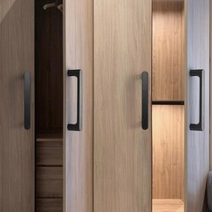 2 PCS Walnut Round 71/2 Inch Wooden Drawer Pulls For Cabinet Kitchen