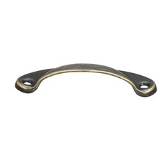 Cup Drawer Pull Kitchen Cabinet Handles Bronze Tone 40mm Hole Centers 5pcs