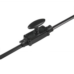 Signature Ironmongery Stepney Door Iron Cremone Bolt 9 feet Black Powder Coated