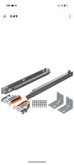 Blum 563H5330B01 Plus BLUMOTION Concealed Undermount Drawer Runner Kit (6 Kits)