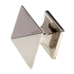 Hickory Hardware Studio Bright Nickel 1 1/4″ Rectangle Cabinet Knob
