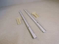 Professional 19-1/2-in Drawer Slides With Mounting Brackets White 6-pc Set 25-lb