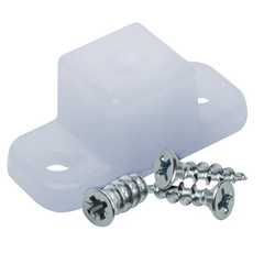 Rok 3/4″ (19mm) Drawer Slide Plastic Side Spacer for Slide-Out Trays, White