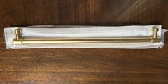khtumeware 5 Pack 12 Inch(305mm) Brushed Bronze Gold Cabinet Pulls Backplate