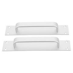2Pcs Durable Aluminum Barn Door Handles Ergonomic Sliding Closet Pulls