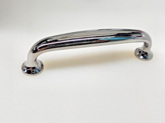 6 Chrome Silver Cabinet Handles 3.75 inch 96mm Center – 25mm screw