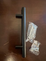 13 Pack Black Cabinet Pulls Stainless Steel Drawer T Bar Handles PD3383HBK102