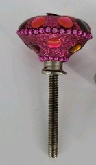 Six Hobby Lobby Glittery Cabinet Knobs READ DESCRIPTION