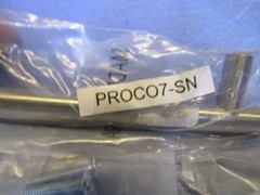 Lot of 12 PROCO7-SN Steel Bar Drawer Pull Handle 6-1/8″ Length 3-3/4″ Center to