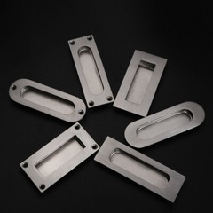 1/3/5 PCS Recessed Flush Pocket Door Cabinet Pull Inset Sliding Door Handle UK