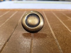 Ajax Scoville 1.5 In Diameter Cabinet Knob Antique Brass Finish -Ajjax 4480