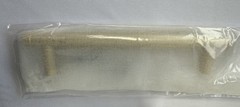 8 Pack 5 Inch(128Mm) Brushed Brass Cabinet Handles Gold Knurled Kitchen Cabinet