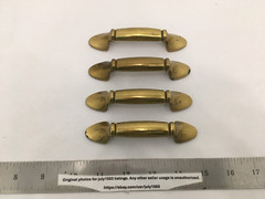 (4) USED Amerock Cabinet Pull Regency Brass – BP981-R1 – COSMETIC, READ!