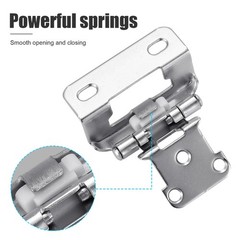 10 Pcs 1/2″ Overlay Semi Partial Wrap Around Cabinet Hinges Self Closing Hinges