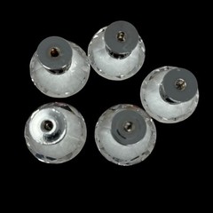 5 Crystal Diamond Drawer Knobs Door Pulls Retro Screws Furniture Flips Glam