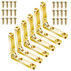 6Pcs Small Hinges With Screws Perfect for use in wooden boxes, cabinets