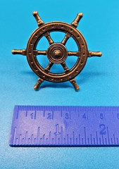 Pack of 9 Retro Nautical Ship Rudder Wheel Cabinet Knobs Drawer Cupboard