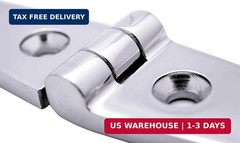Boat Hatch Hinge 316 Stainless Steel,Casting Deck Cabinet Strap Hinges 4 Inch x