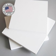 HandyCT 14″ W x 16″ L, White PVC Board Sheet – 4 Pack – 3/4″ Thick