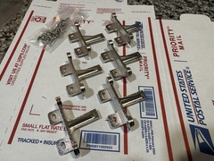 ( 6 Ea) Grass Cabinet Hinge Slide-On Face Frame Mounting Base Plates 1000 Series