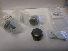 3 Decorative Hardware 2980 BNBDL Florence 1-1/4″ Mushroom Cabinet Knobs solid