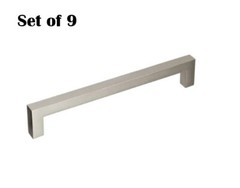 Miseno Studio 6-5/16 In C to C Brushed Satin Nickel Set of 9
