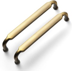 Brass Bronze Modern 5in (128mm) Drawer Handle Cabinet Pull