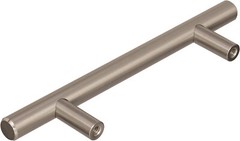 Amerock BP19011CSG9 Bar Pulls 3-3/4 in (96 mm) Sterling Nickel (10 Pack)