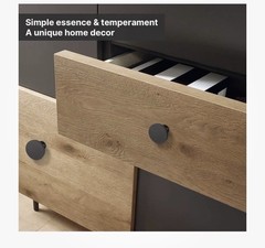 Homdiy 10 Pack Matte Black Cabinet Knob Solid Drawer Modern Cabinet Hardware