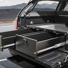 60″ Heavy Duty Locking Drawer Slides, 250lbs Capacity, Full Extension