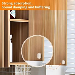 192Pcs Cabinet Door Bumpers Clear Self 192 PCS ½