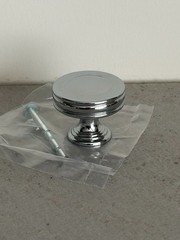 Polished Chrome Cabinet Knobs (NEW Armac Martin #4058)