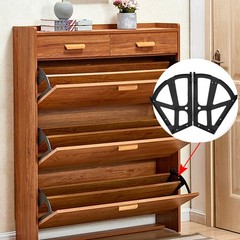 4PCS 10.2×7.9in Shoe Drawer Hinge,Shoes Drawer Cabinet Hinges Flip Frames Sho…