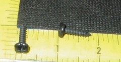 10 Hammered Pyramid Head Forged Iron Colonial Cabinet Cupboard Screws Lot USA